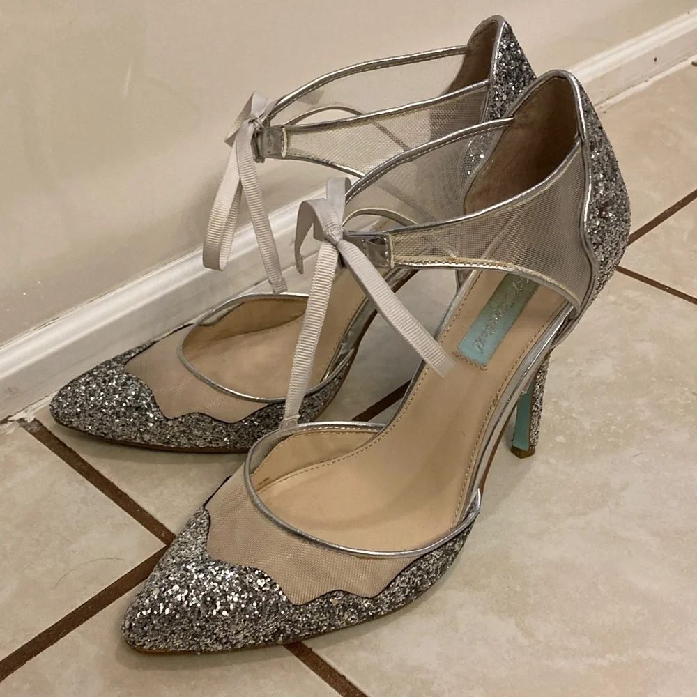 Betsey Johnson Sparkly Heels